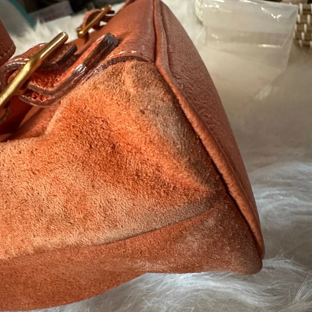 Gucci Suede Backpack with Bamboo Handle - Picture 14 of 15